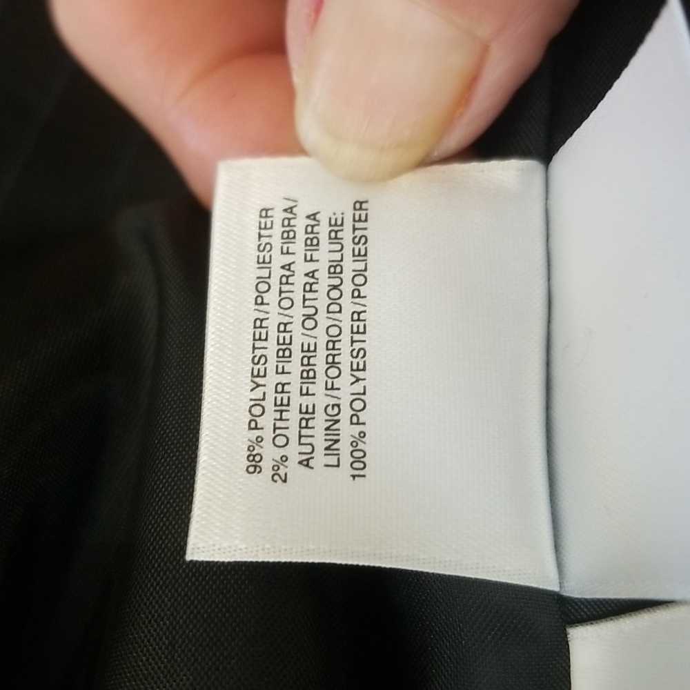 Le Suit Black Blue Pinstripe Suit - Picture 12 of 16